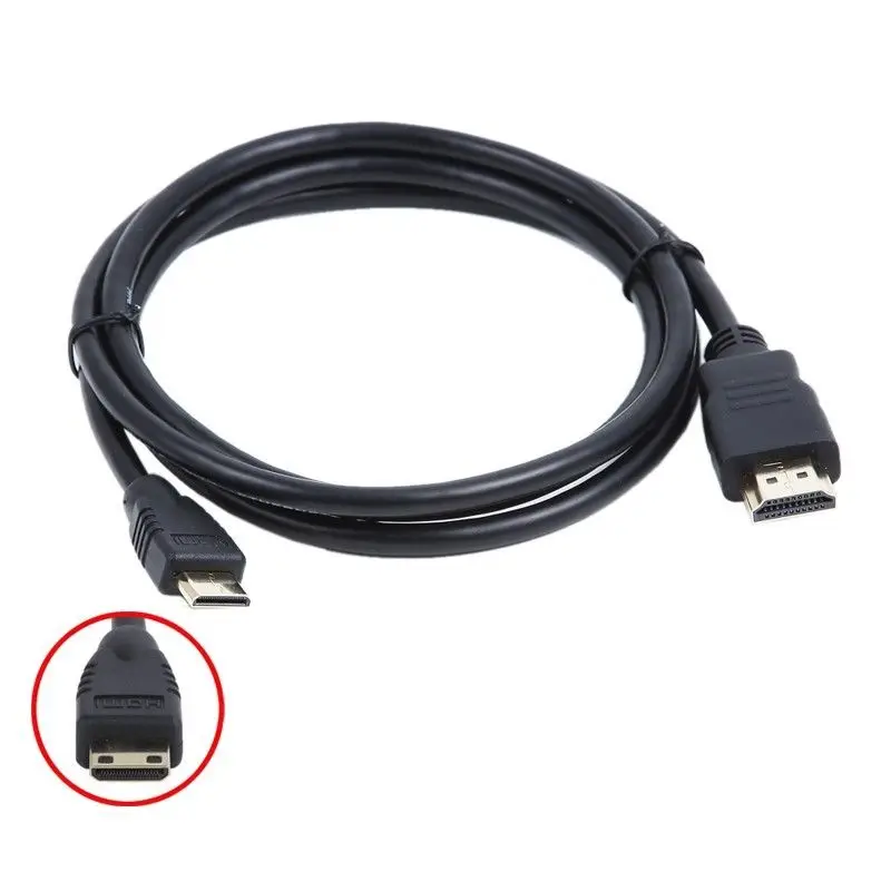 1080P HDMI AV Video TV HDTV Cable Lead Cord for Nikon camera D3200 D5100 P510in Data Cables