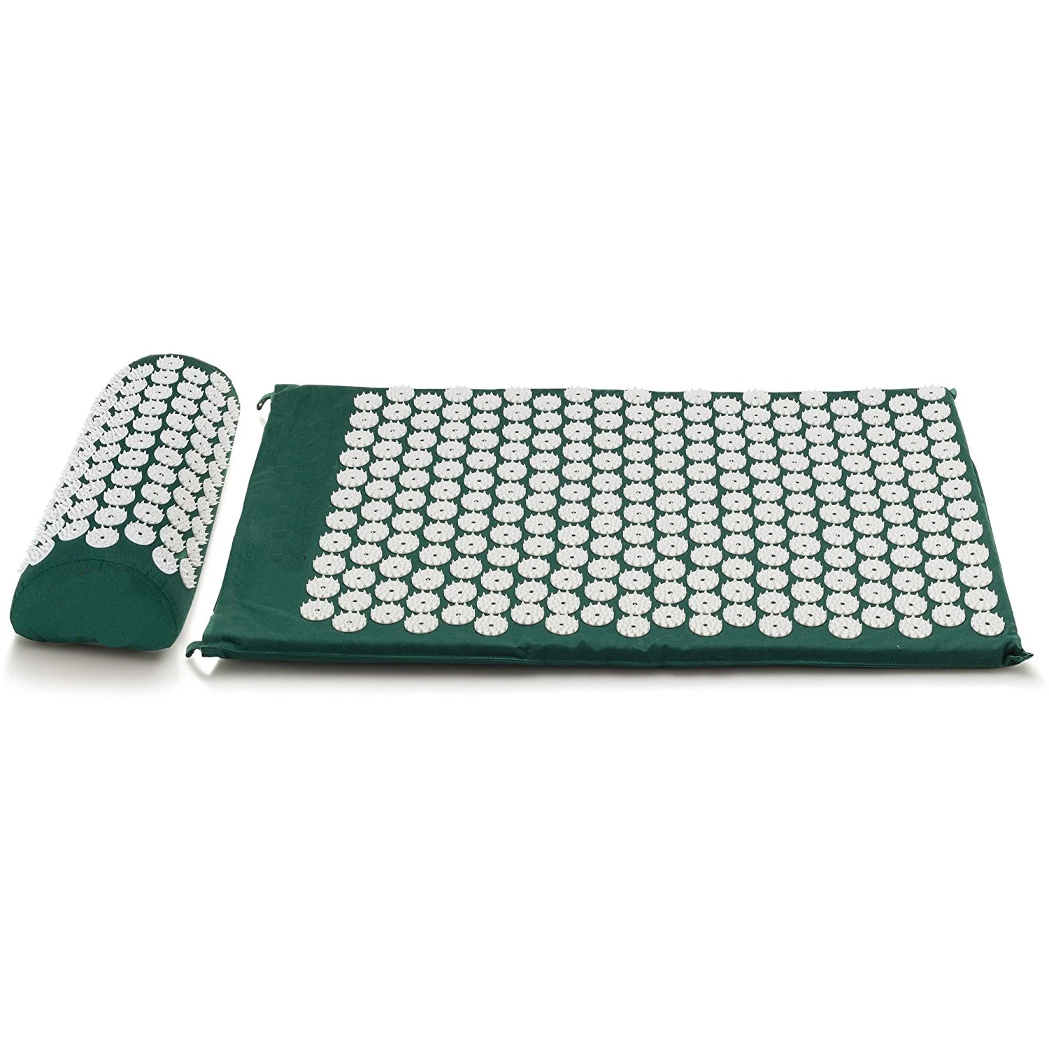 Yoga Spike Acupressure Mat Pillow Set Back Body Massager Acupuncture Cushion Mat Relieve Stress Tension Pain w/ Carry Bag Yoga Spike Acupressure Mat Pillow Set Back Body Massager Acupuncture Cushion Mat Relieve Stress Tension Pain w/ Carry Bag