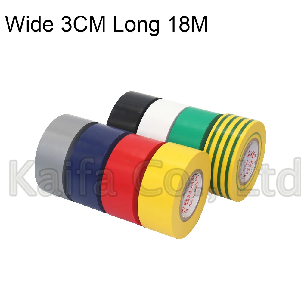 3CM ( 30mm )Wide Electrical tape Insulation Tape Waterproof PVC