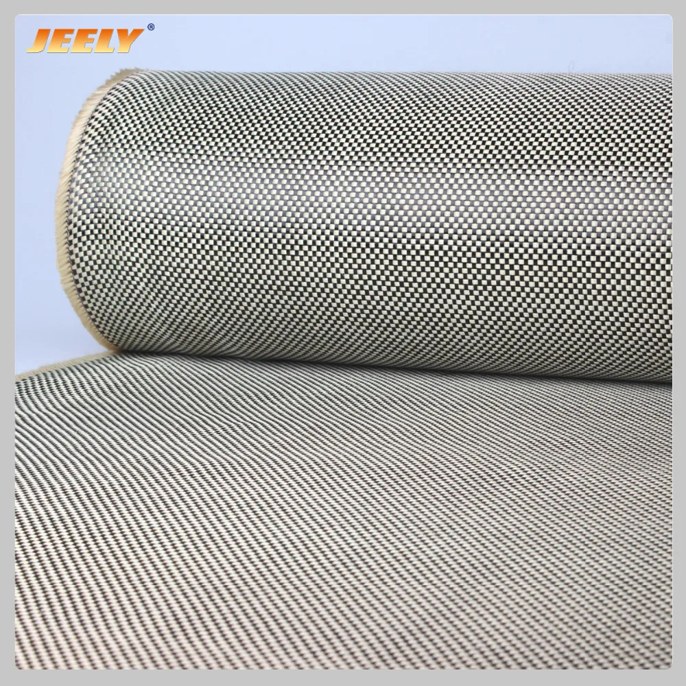 Jeely Aramid 1670Dtex углеродное волокно 3K плетеная ткань 200 г/м2 простая ширина 1 м|fabric