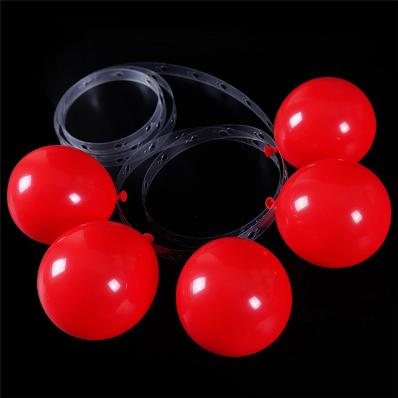 

5m Balloon Chain Transparent Two Hole Plastic Connect Balloon Decoration for Party Wedding