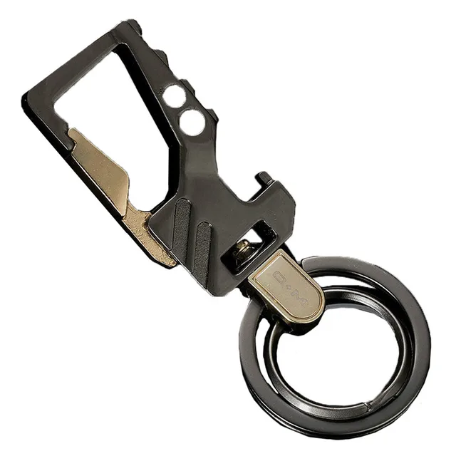 Heavy Duty Bottle Opener Car Key Chain Metal Key Rings Carabiner Key