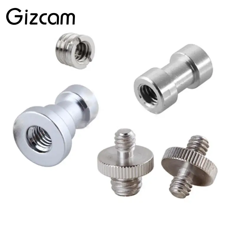 

Gizcam 5 in 1 Tripod Head Monopod Light Screw kit 1/4 3/8 Photographic Photo Accessories