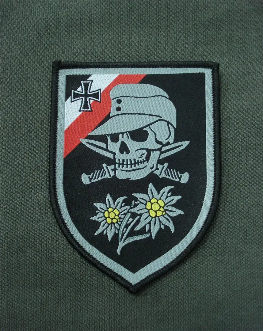 

WW2 German Skull Woven Patch Patches