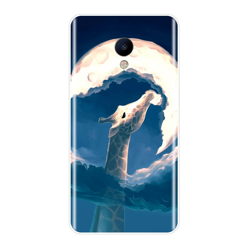 Чехол для телефона Meizu M6 M6S M6T M5 M5C M5S M3 M3S M2 Funny Cat Deer Art силиконовая Мягкая задняя