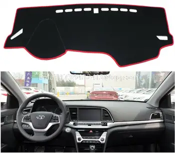 

for Hyundai Avante Neo Fludic elantra i35 2015 2016 2017 2018 dashmats car-styling accessories dashboard cover