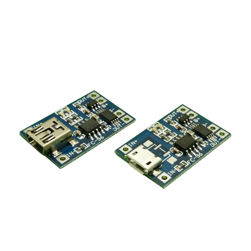 

1A lithium battery charging and protection one board charging protection two in one 18650 lithium battery charging board