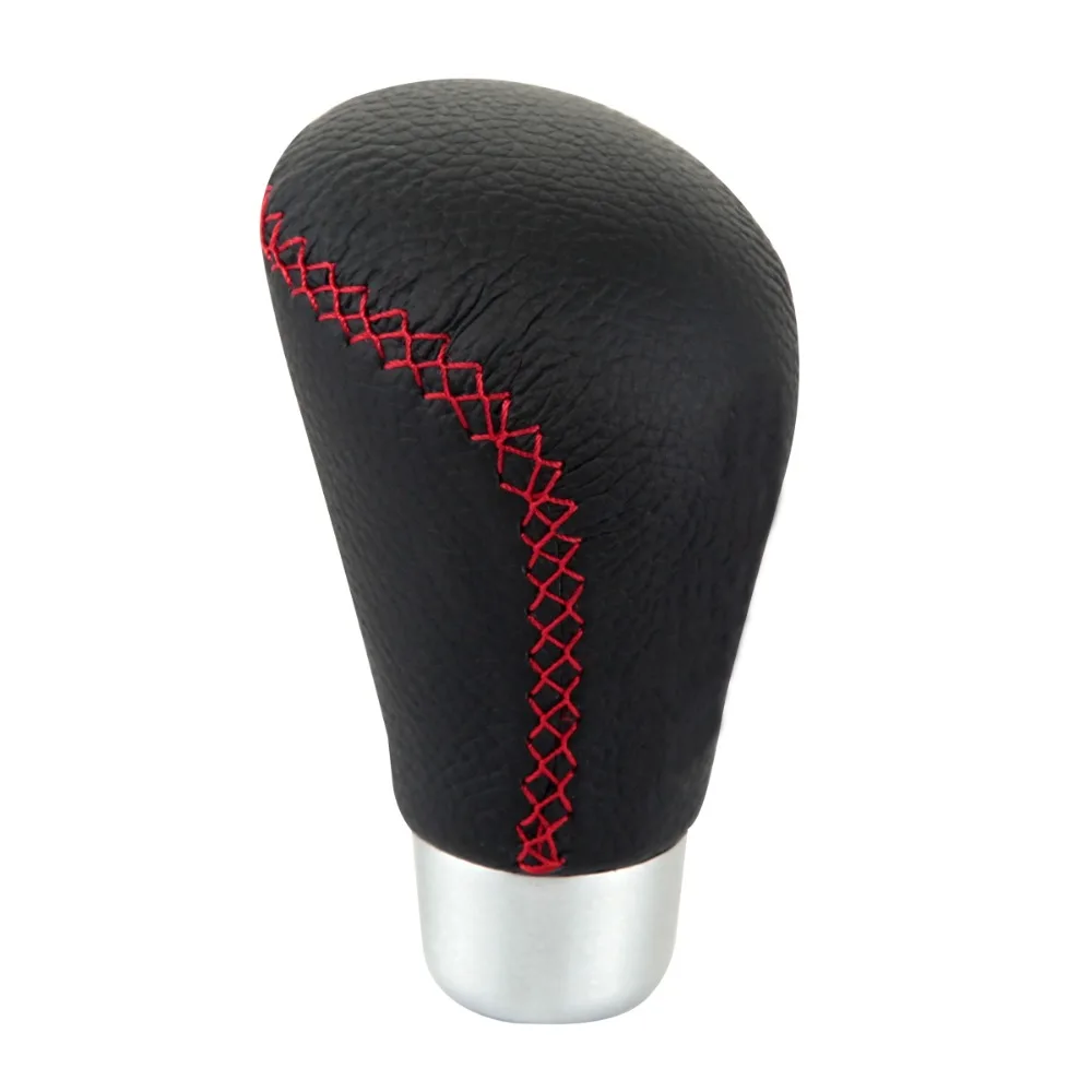 Hot sale momo Universal Aluminum & Leather Manual Car Tuck Gear Stick