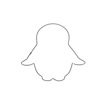 1 шт. инструменты для украшения торта из нержавеющей стали Пингвин формочка из нержавеющей стали Форма для глазури на торт нож для бисквита