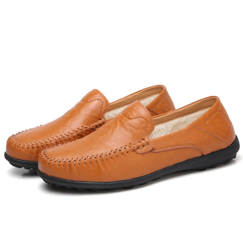 

Genuine Leather Men Casual Shoes Luxury Brand 2018 Mens Loafers Fashion Breathable Driving Shoes Slip On Comfy Moccasins