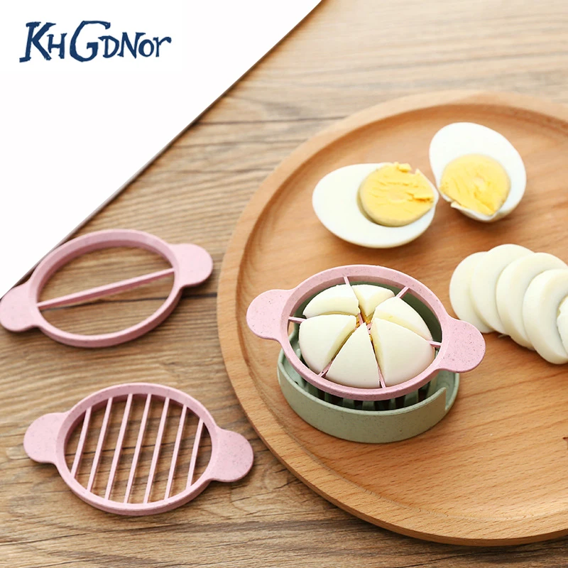 Buy KHGDNOR 3 in 1 Boiled Egg Slicer Mini Oval Egg