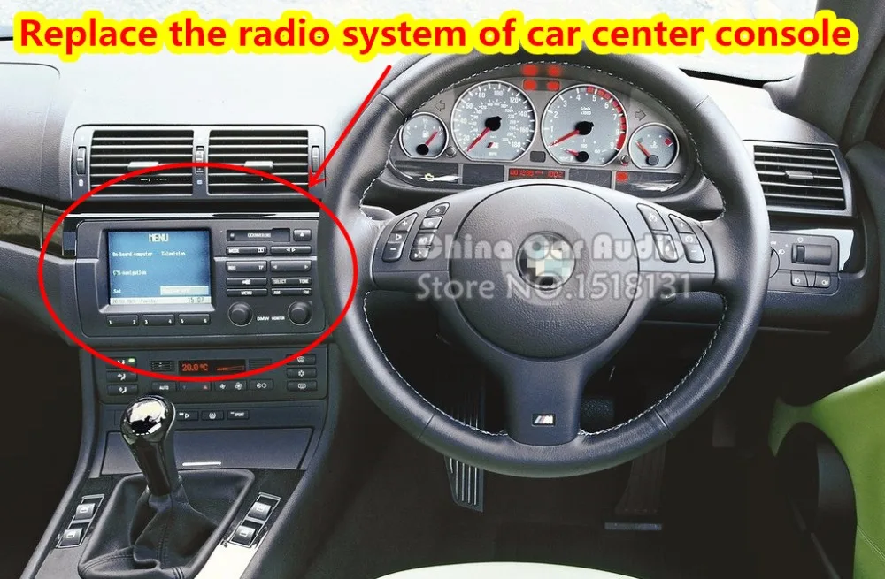 Cheap 9" Android 8.0 4GB RAM Car DVD Player For BMW 3 Series E46 M3 318i 320i 325i 328i Rover 75 MG ZT Car GPS Navigation Stereo Radio 1