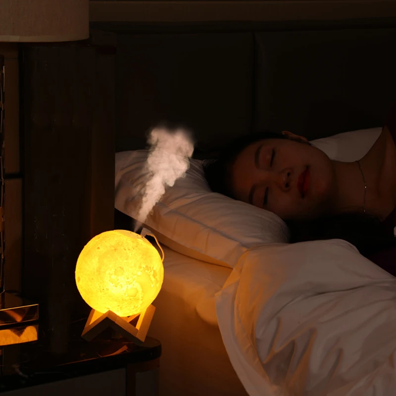  2019 New Arrival for Dropship Galaxy Lamp Moon Lamp Humidifier Personalized Desk Light Room Lamp Fr