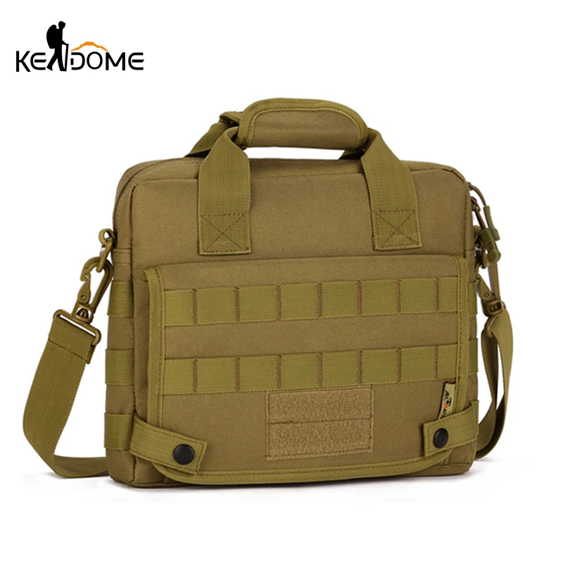 MOLLE Camouflage Outdoor Shoulder Bag Male 10 Inch Laptop Tactical Army Messenger Ipad 4 5 Briefcase Handbags Women XA566WD | Спорт и