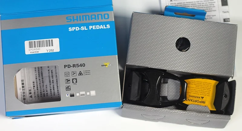 SHIMANO SPD SL R540 педали для шоссейного велосипеда самоблокирующаяся педаль