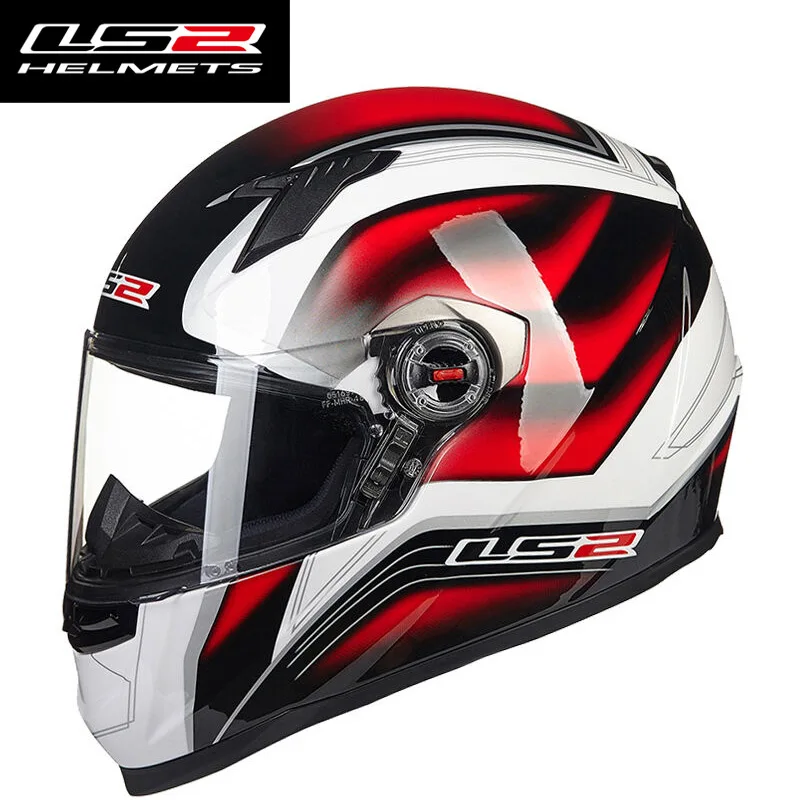 LS2 FF358 Полнолицевой мотоциклетный шлем Casco Moto Man LS2 шлем со съемной и моющейся внутренней накладкой capacete LS2 утвержденный ECE - Цвет: 12