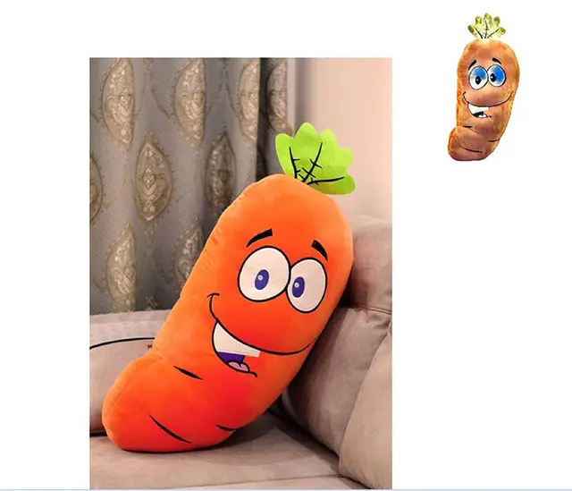 new cute plush carrot toy big cartoon carrot pillow gift about 75cm