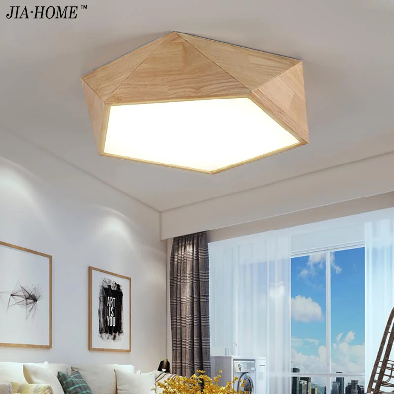 

Ceiling Lights Nordic Style Ceiling Mounted Lamp For Bedroom Dining Living Room Wooden Kitchen Lighting Fixture home Lamps