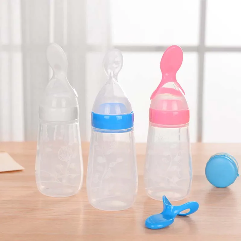 Специальное предложение Cucharas Para For Bebes 125 мл новая силиконовая детская ложка