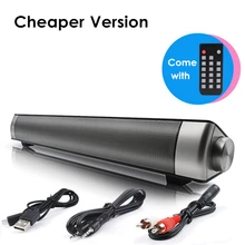 Беспроводной bluetooth Саундбар LP-08 динамик 3D HiFi Стерео тяжелый бас пульт дистанционного управления Саундбар для домашнего ТВ настенный динамик