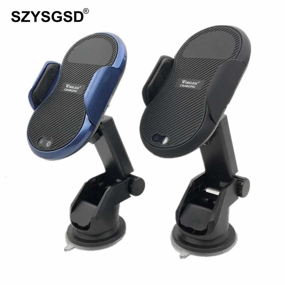 Fast Wireless Car Charger with Automatic Sensor Car Mount Air Vent Phone Holder Cradle for iPhone 8 8 Plus XS Samsung note 9 8