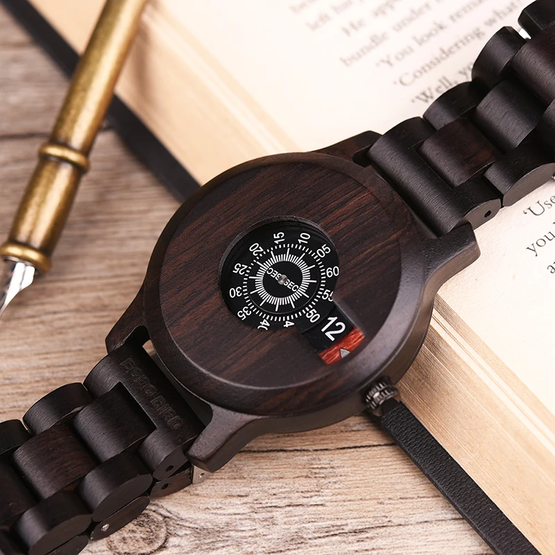 Relogio Masculino BOBO BIRD Men Watch Wooden Luxury Brand Quartz Wristwatches erkek kol saati Great Men's Gift OEM Drop Shipping