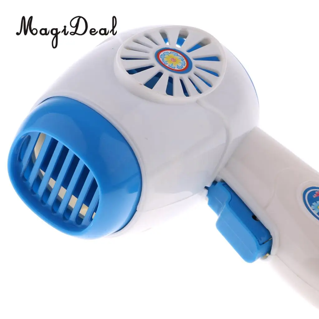 Lovely Mini Hair Dryer Model Home Appliances Household Electrical Children Kids Baby Role Playing Toys Birthday Christmas Gift