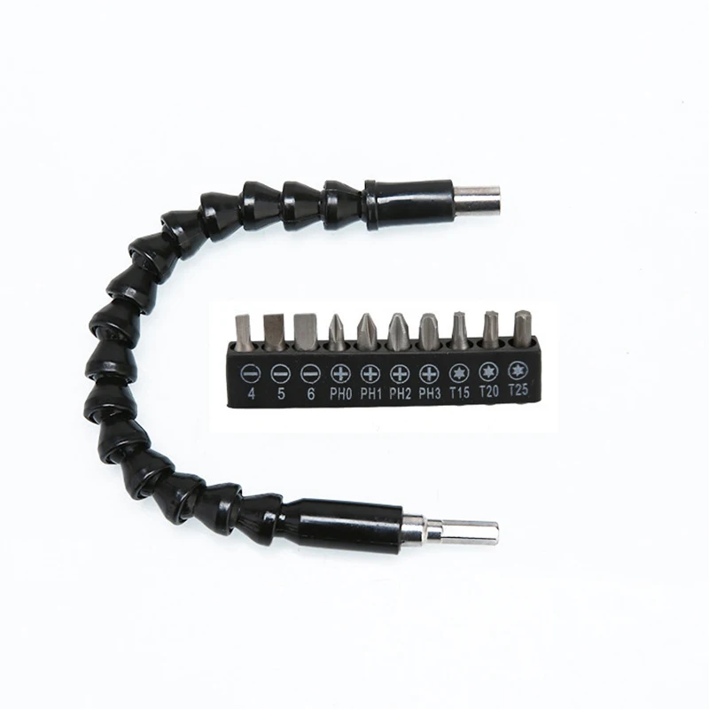 

Electronics Drill Flexible Shaft Extention Screwdriver Bit Tools Kit