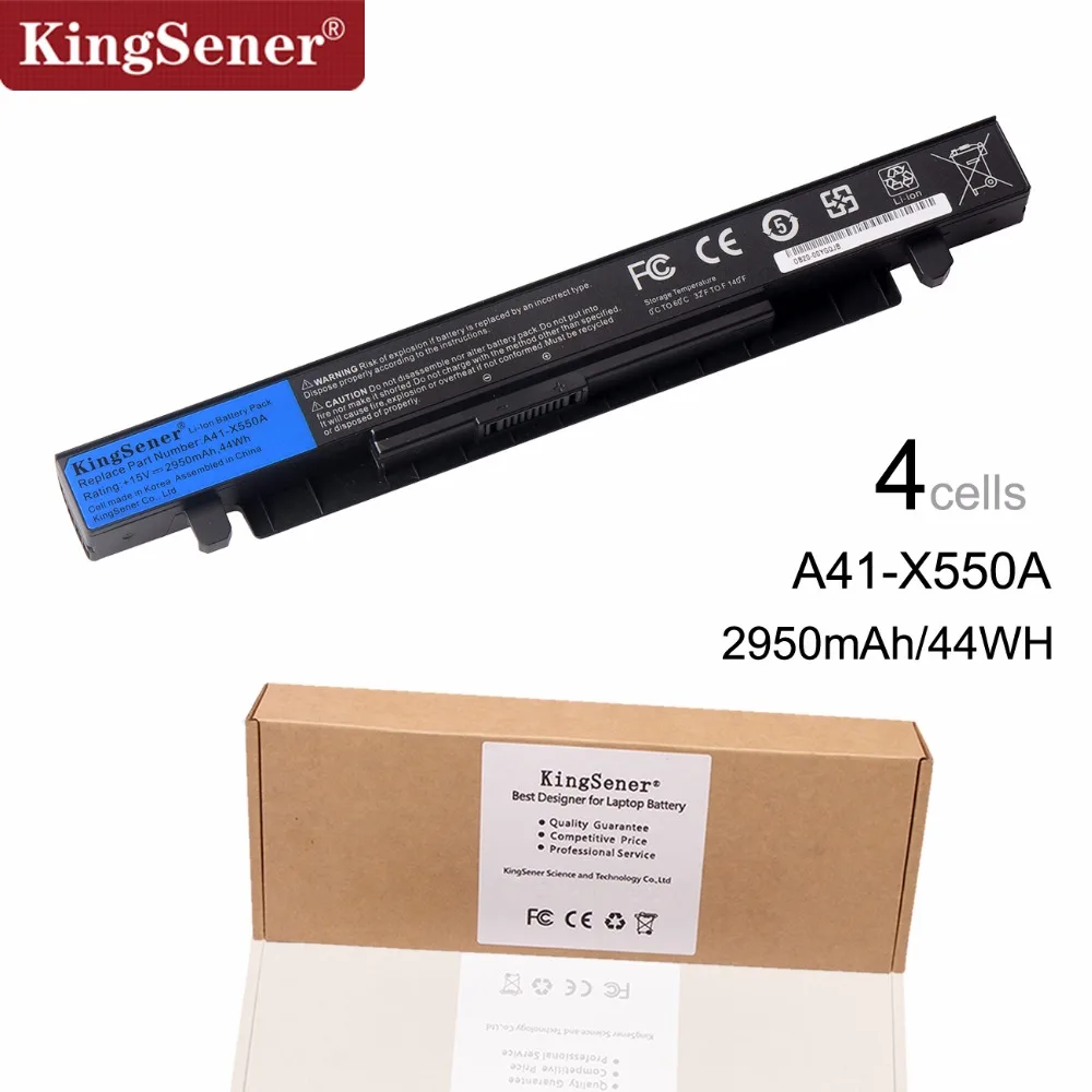 15 V 2950 mAh Corea celular nuevo A41-X550A batería del ordenador portátil para ASUS A41-X550 X450 X550 X550C X550B X550V X450C X550CA x452EA X452C - 1