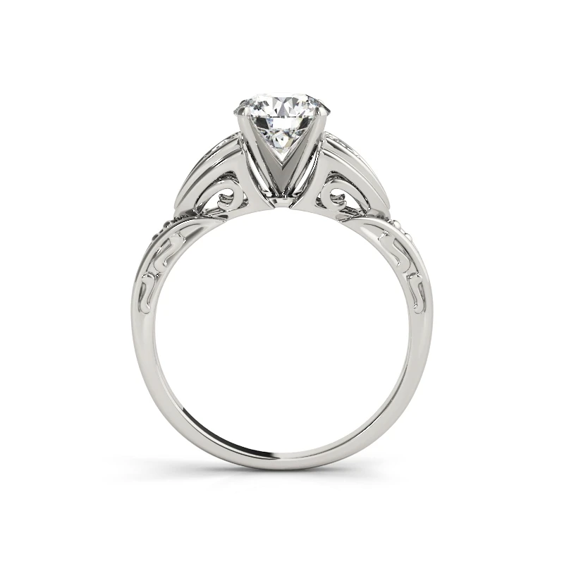 LESF модные кольца настоящее Твердое Серебро 925 пробы обручальное кольцо для женщин 1ct обручальное кольцо с фианитами кольцо ювелирные украшения