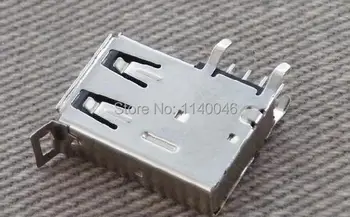 

Imported 4P USB A type female connector socket interface connected to the left side of the vertical length of 20 gold-plated