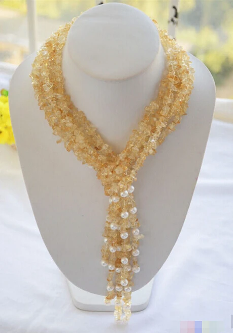 

free shipping 4strands 50" 8mm round freshwater pearl necklace