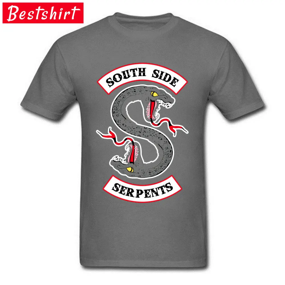Casual Design Fashionable Short Sleeve April FOOL DAY T Shirt Classic Crew Neck 100% Cotton Sweatshirts Men T Shirt Riverdale   South Side Serpents carbon