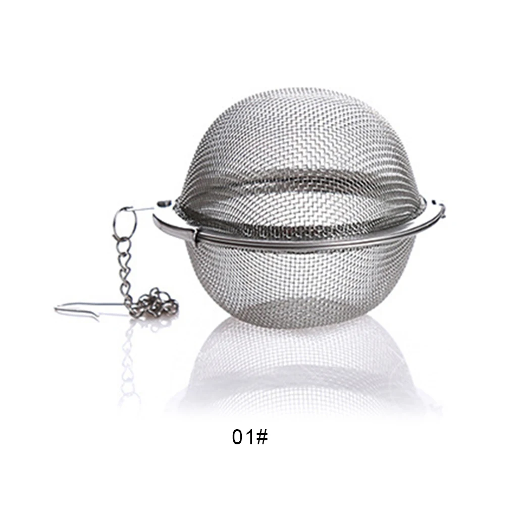 

Stainless steel tea strainer Tea ball spices herbal ball mesh kitchen cooking tools Accessories