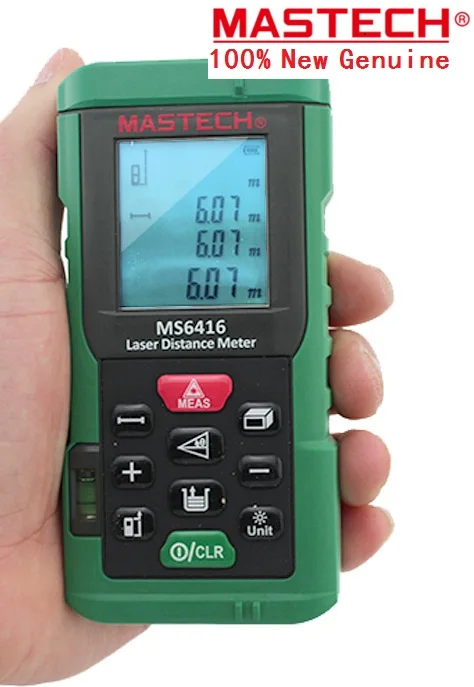 

2017 New MASTECH MS6418 Laser Distance Meter 80M Distance Measure Digital Range Finder With Bubble level