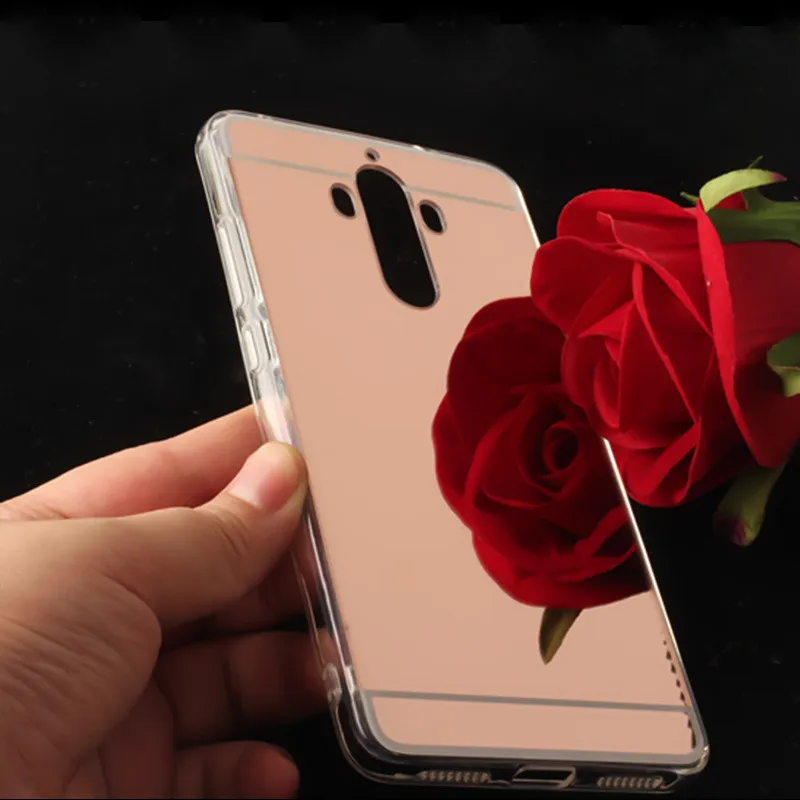 Противоударный зеркальный Мягкий силиконовый чехол из ТПУ для Huawei P20 Lite Pro P10 Plus P8