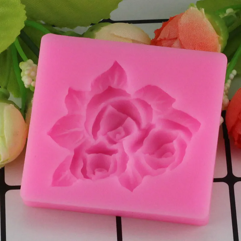 

Mujiang Rose Leaf Cake Decorating Fondant Molds Sugarcraft Cupcake Baking Silicone Mold Candy Chocolate Gumpaste Moulds