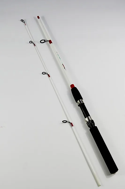 1.4m 2 secion White Color Solid Fiberglass Fishing Rodfishing rod