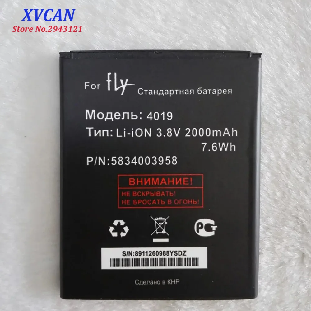 2019 Высококачественный аккумулятор BL4019 для Fly IQ446 IQ 446 Li-Ion 2000mAh Мобильный телефон