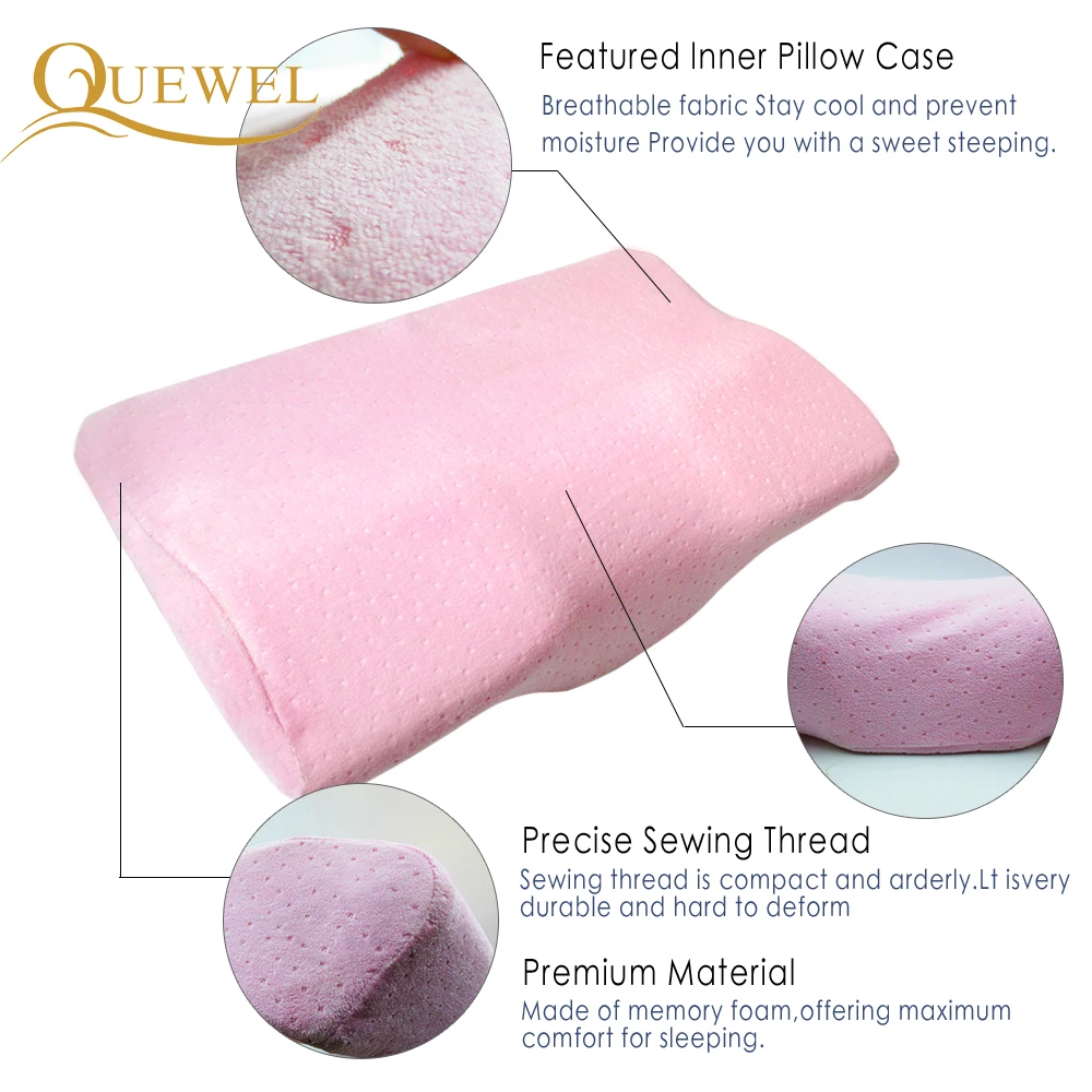 Eyelash Memory Pillow Slow Rebound Memory Foam Pillows Professional Eyelash Extension Special Pillow Grafted Salon/Sleeping Use