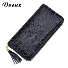 Hot europäischen große echtem rindsleder frauen geldbörsen mode lange weibliche frau brieftasche damen geldbörsen geldbörse für iphone galaxy