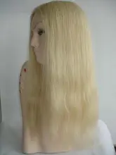 New Fashion Color613 Brazilian Virgin Unprocessed Blonde Glueless Full Lace Wig Free Shipping 100%Human Hair Wig