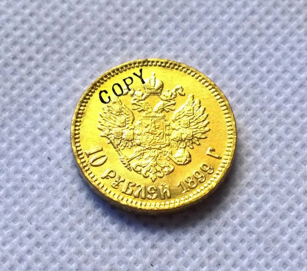 1898 1911 Russia 10 Rouble Czar Nicholas Ii Gold Copy Coins Replica Coins Medal Coins
