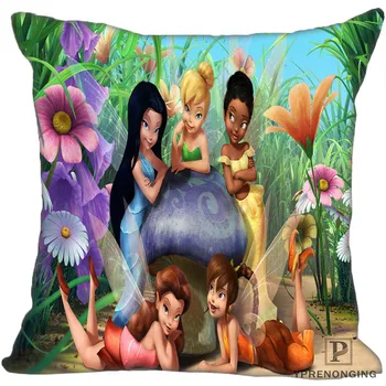 

Custom Tinkerbell Pirate Fairy Square Pillowcase Custom Zippered Pillow Cover Case (One Side)180522-02-227