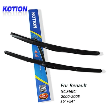 

Car Windshield Wiper Blade For Renault SCENIC(2000-2005), 16"+24",Windscreen Wipers Blade Rubber Refill, Car Accessories