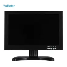 YuBeter миниатюрный светодиодный дисплей для CCTV AHD IP камера инвертор для ЖК-дисплея для цифровой видеомагнитофон домашней системы видеонаблюдения NVR 1280x800 с HDMI VGA портом 10 дюймов