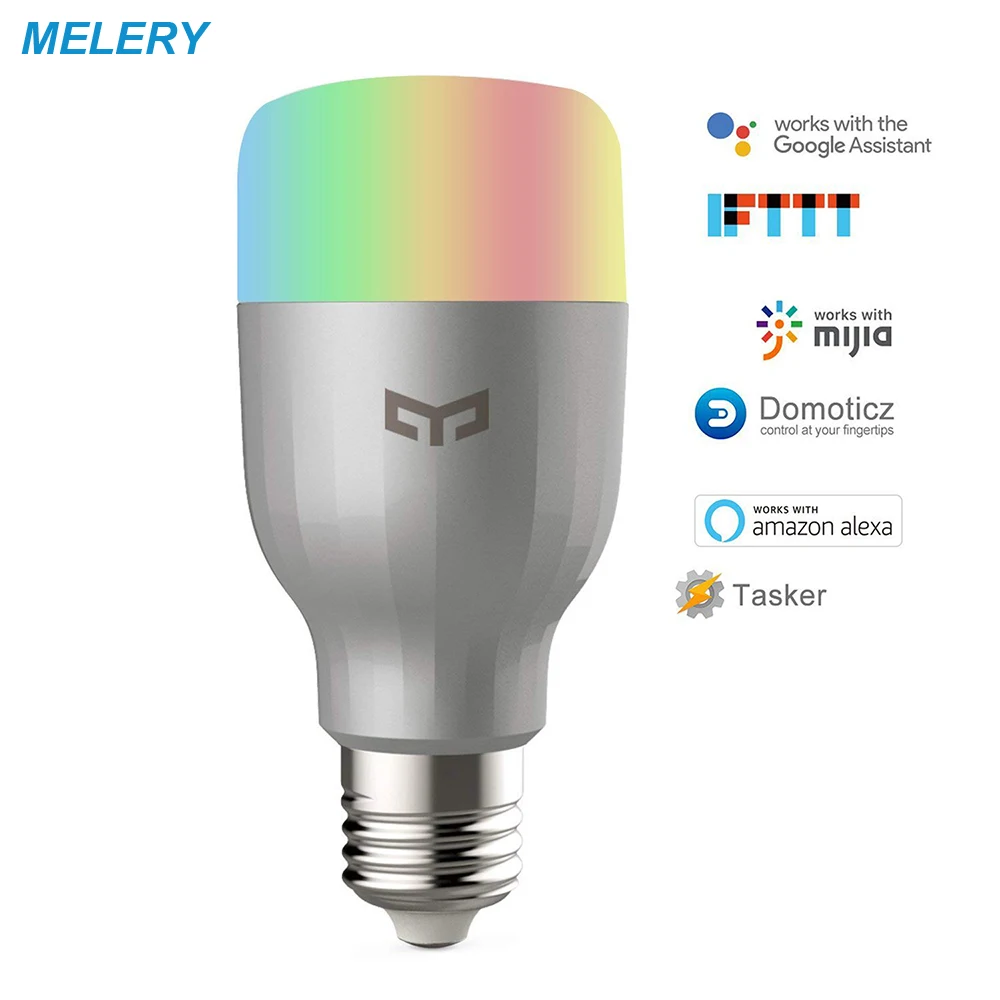 

WiFi Smart LED Light Bulb Remote Control Dimmable RGB Color Changing 60W Equivalent E26 Compatible Alexa,Google Home IFTTT