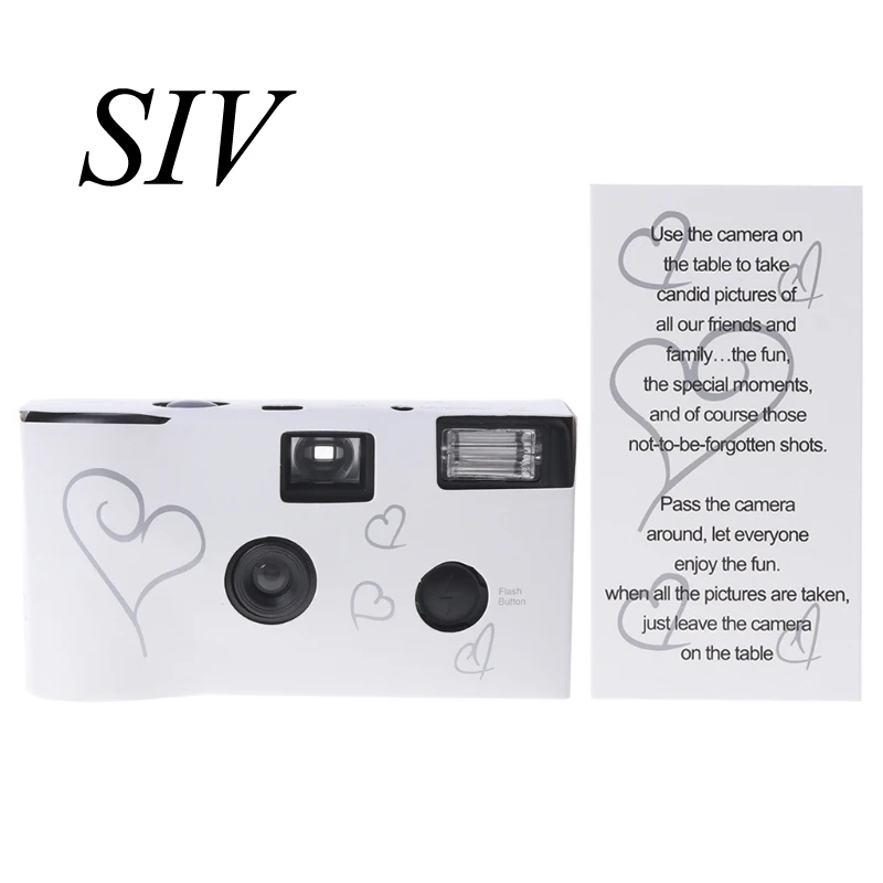 

36 Photos Power Flash HD Single Use One Time Disposable Film Camera Party Gift