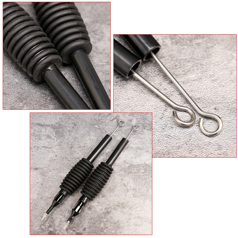 10pcs Tattoo Grip 5/7/9/11/13/15M1 Sterile Disposable Nozzle Needle Tip Tube Permanent Makeup Supplies 19mm|Тату-держатели| |