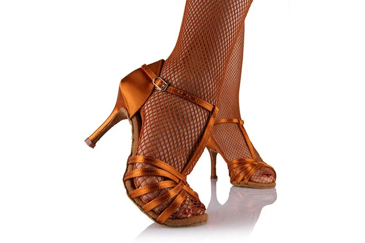 Высококачественная импортная атласная танцевальная обувь для женщин с мягкой подошвой BD 217, профессиональная спортивная обувь для бальных танцев, женская обувь для латинских танцев